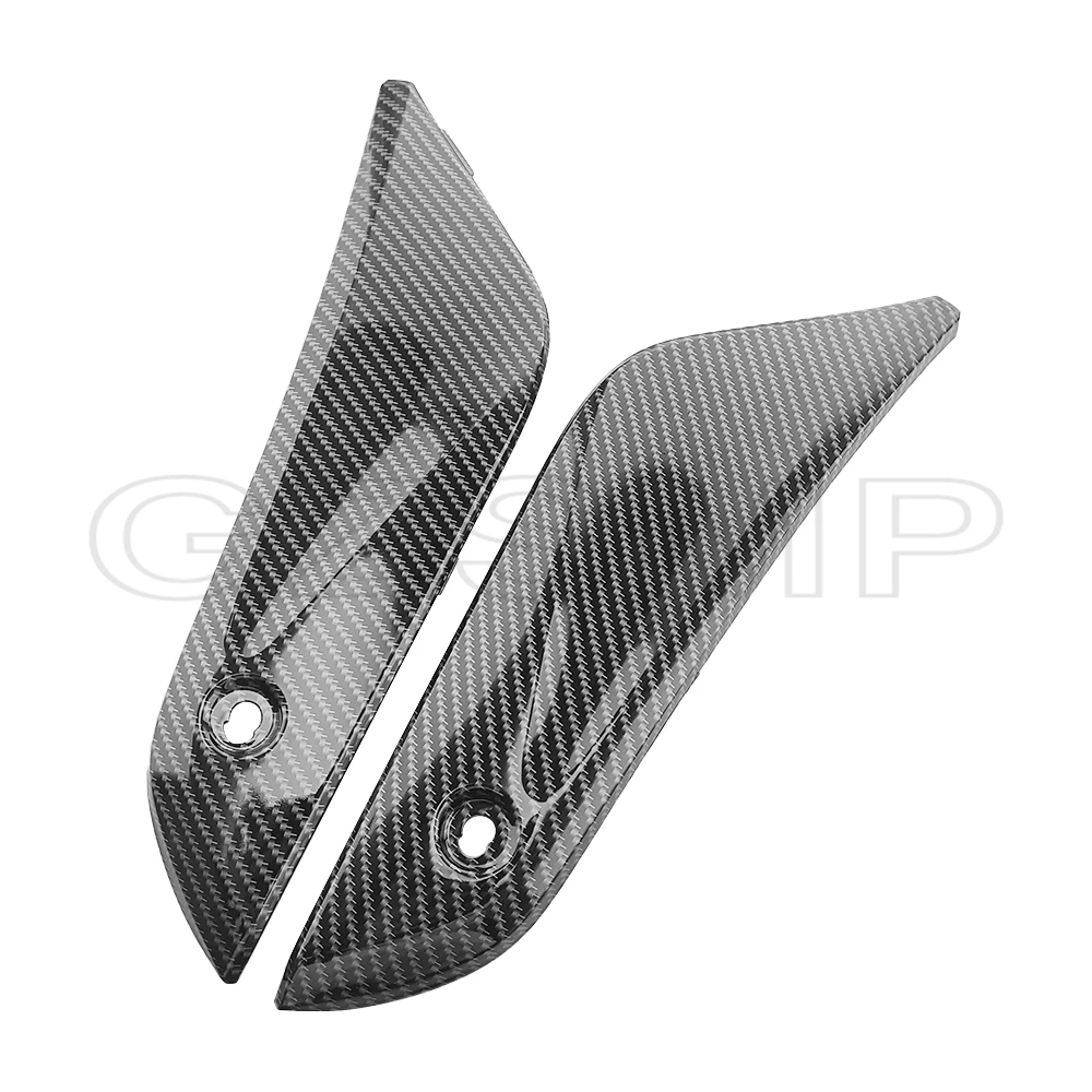 Carbon Fiber Pattern Front Motorcycle Tank Side Cover Panel Fairing Trim Cowl fit For Honda CBR1000RR CBR 1000RR 2004-2007 05 06