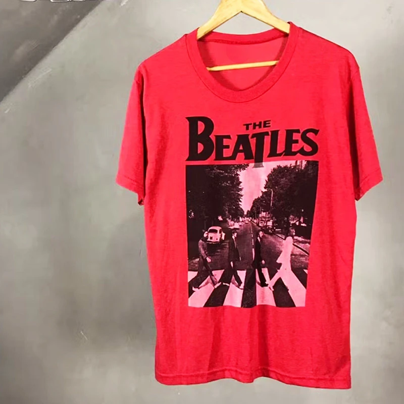 Best The Beatles Vintage Rock American Retro T-shirt with Oversized Print