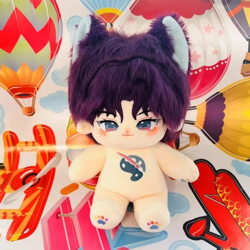 20 centimetri Gioco Amore e Spazio Profondo Rafayel Kawaii Cosplay Peluche Corpo della Bambola Orecchie Con Scheletro Anime Morbido Peluche Modello