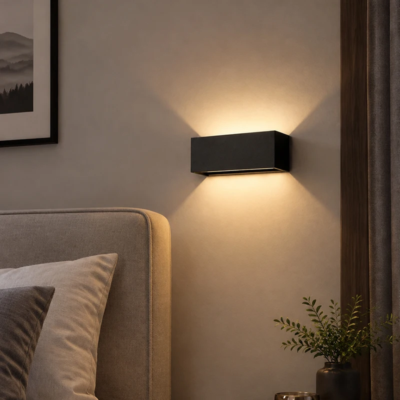modern-24w-up-down-led-wall-sconce-adjustable-light-beam-matte-black-aluminum-outdoor-wall-lamp-for-house-garden