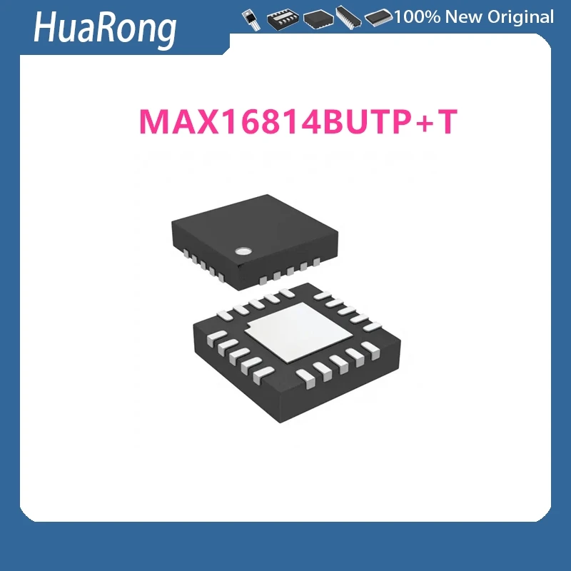 5Pcs/Lot  MAX16814BUTP+T MAX16814B 16814B QFN20