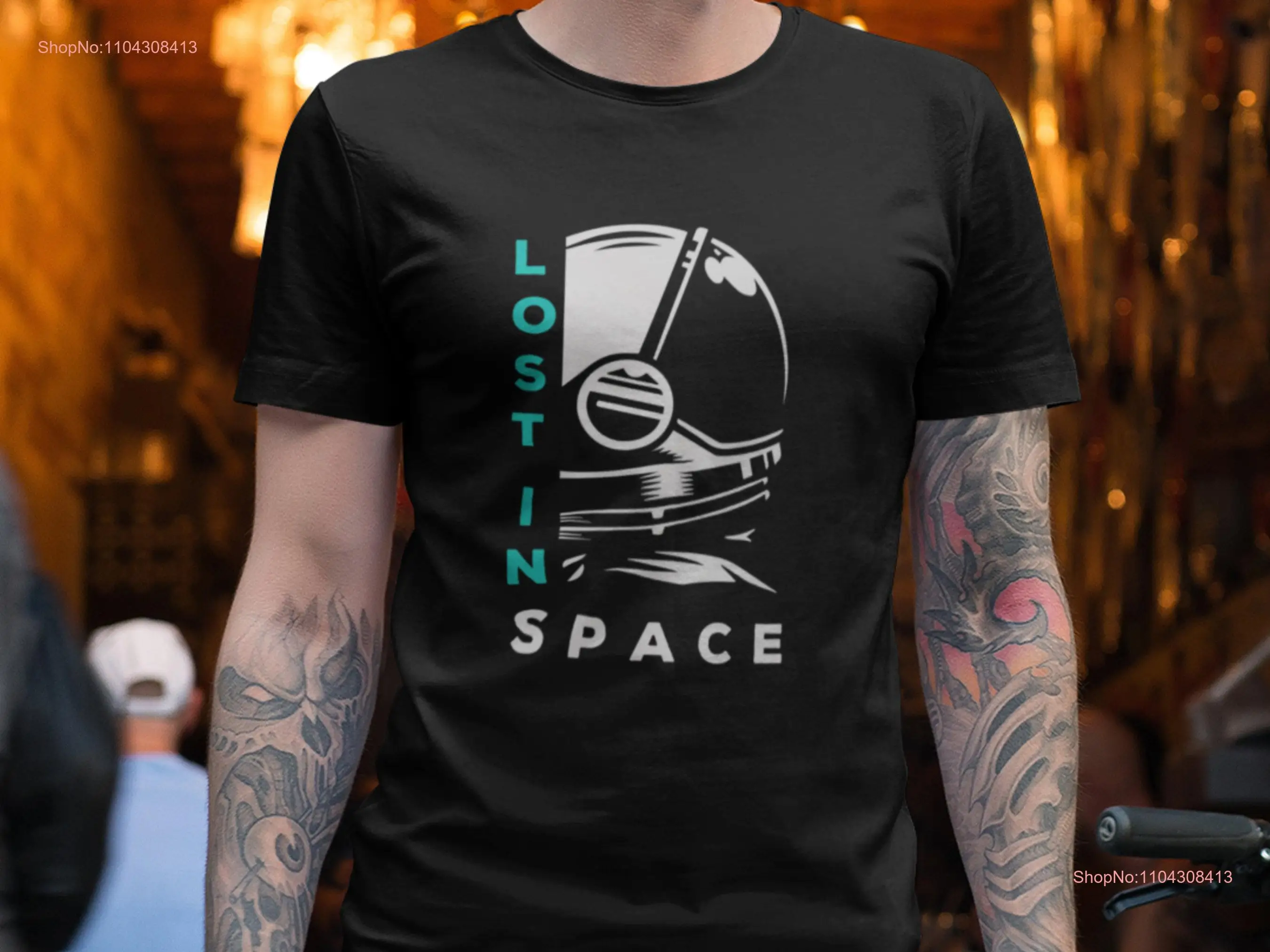 Camiseta espacial de astronauta para hombres, amante de la astronomía, ciencia, Navidad divertida, mangas largas o cortas