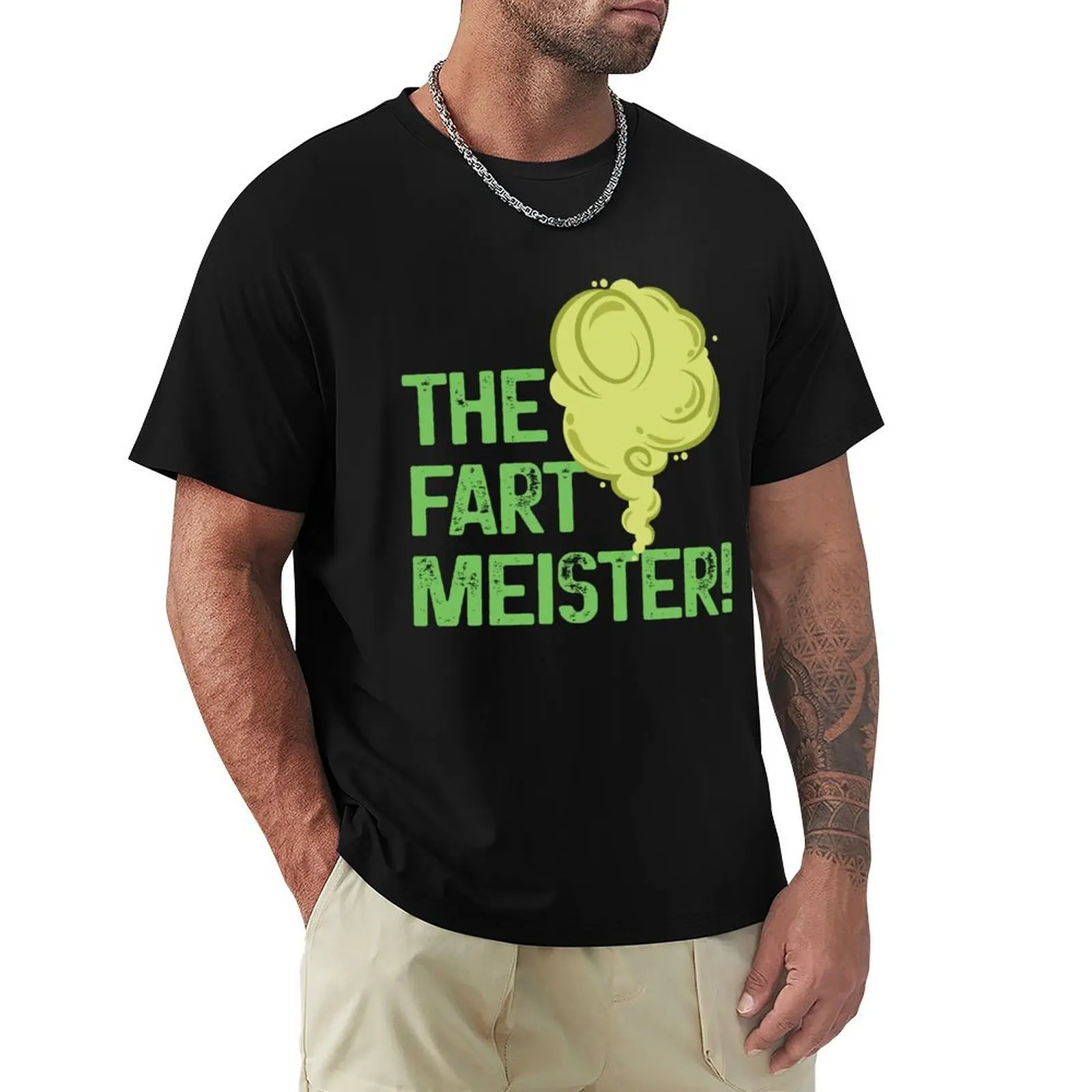 

The Fart Meister! s Funny Mans Joke T-Shirt Breathable Sportswear T-Shirt for Men