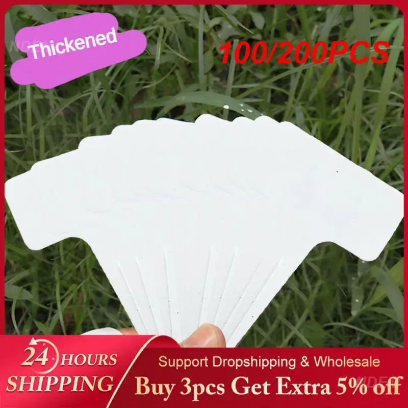 

100/200PCS Thickened Label Plate Flower Card Gardening Accessories Home Supplies Succulent Plant Sign Plate Gardening Plant Care
