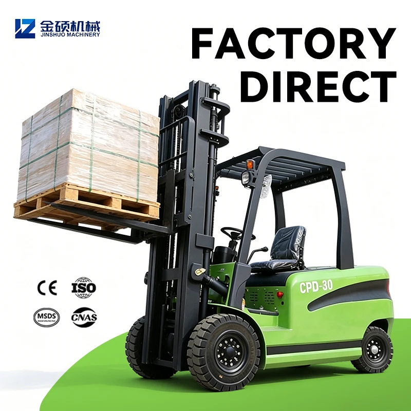 

3 Ton Electric Forklift Truck 1t 2.5t 3.5t 5t High Performance Forklifter CE Certified Counterbalance Lifter Fork Lift New Unit