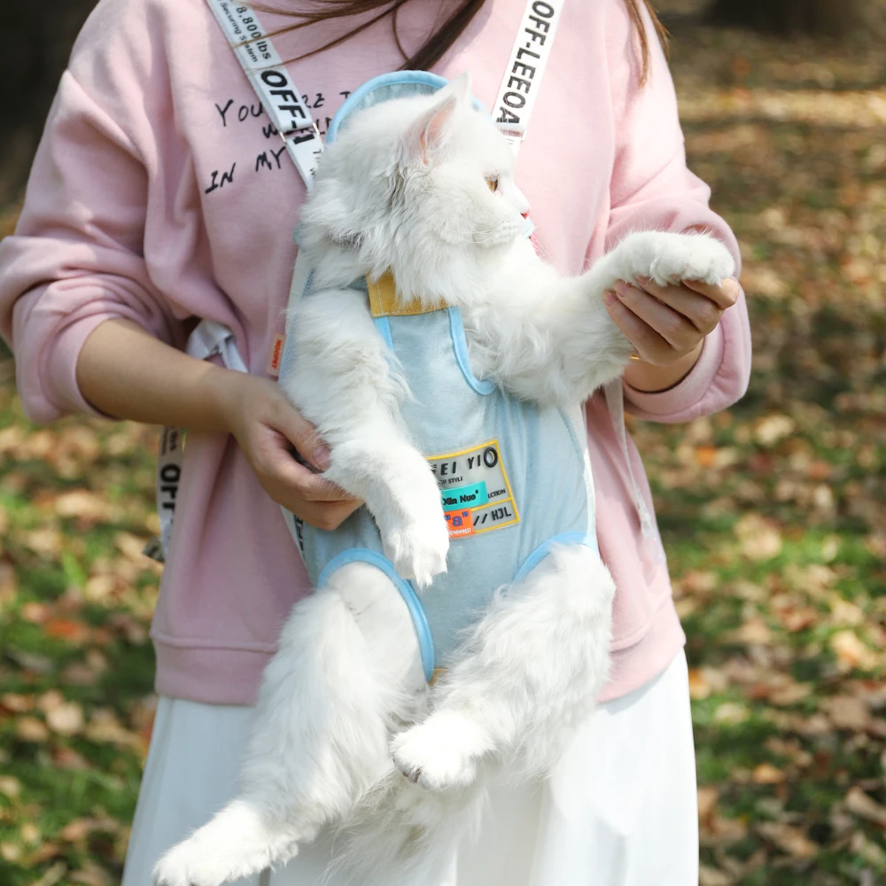 Hoopet-Mala de Viagem Respirável para Animais, Mochila para Cães e Gatos, Sacos de Ombro, Moda