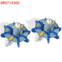 Cyclonic Scrubbing Turbine Assembly Replacement for Zodiac MX8 and MX8 Elite Pool Cleaner, Replace R0714300 (2 PCS/Set)