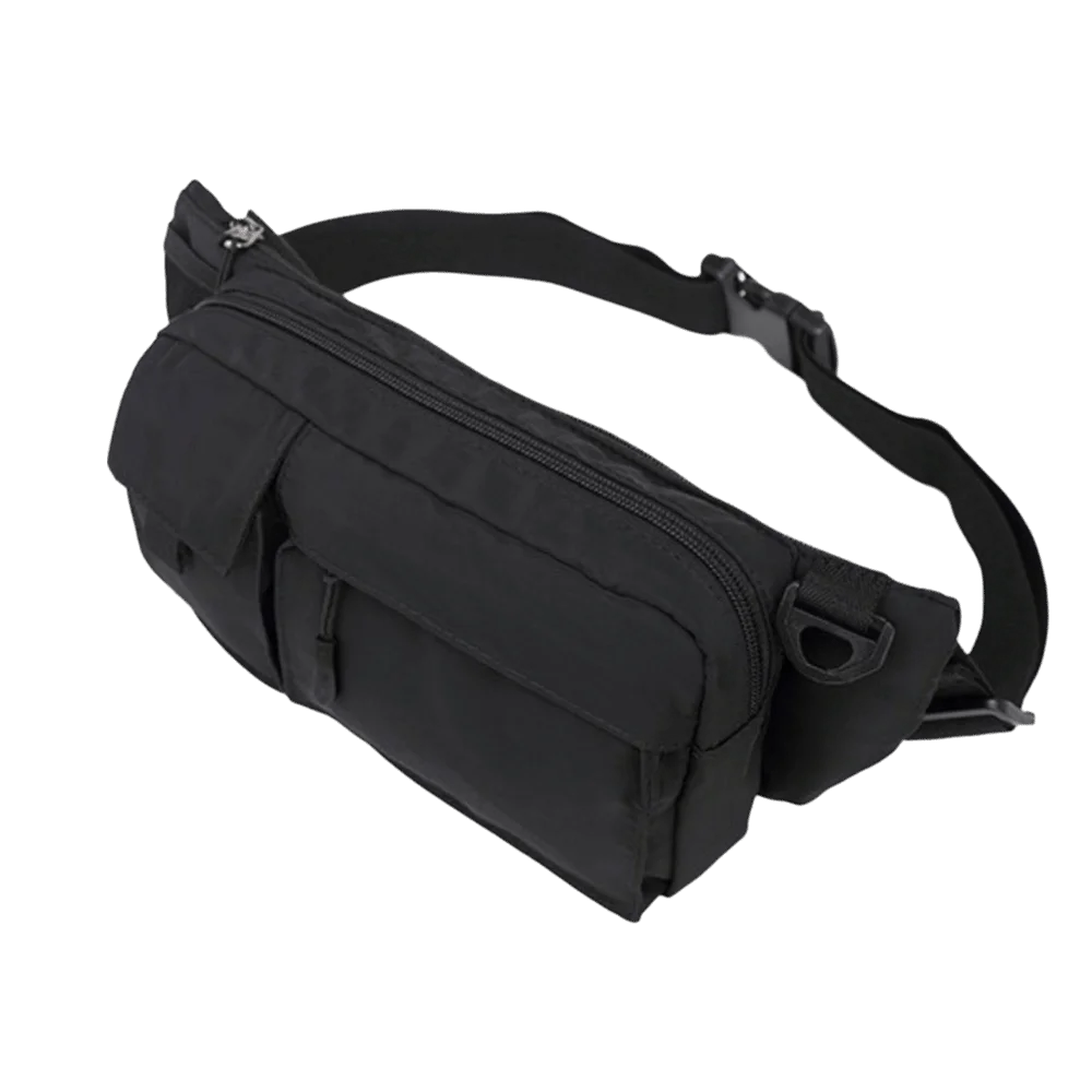 Solid Color Men Chest Bag Waist Pouch Trekking Pack Outdoor Shoulder Bag Adjustable Straps Crossbody Bags Chest Sling Bag Men