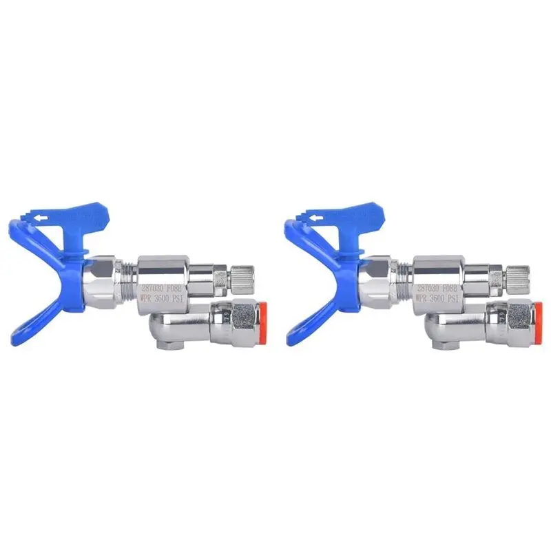 

SYW-2X 287030 Запорный клапан Cleanshot для безвоздушных распылителей краски, поворотный соединитель-удлинитель для безвоздушных распылителей