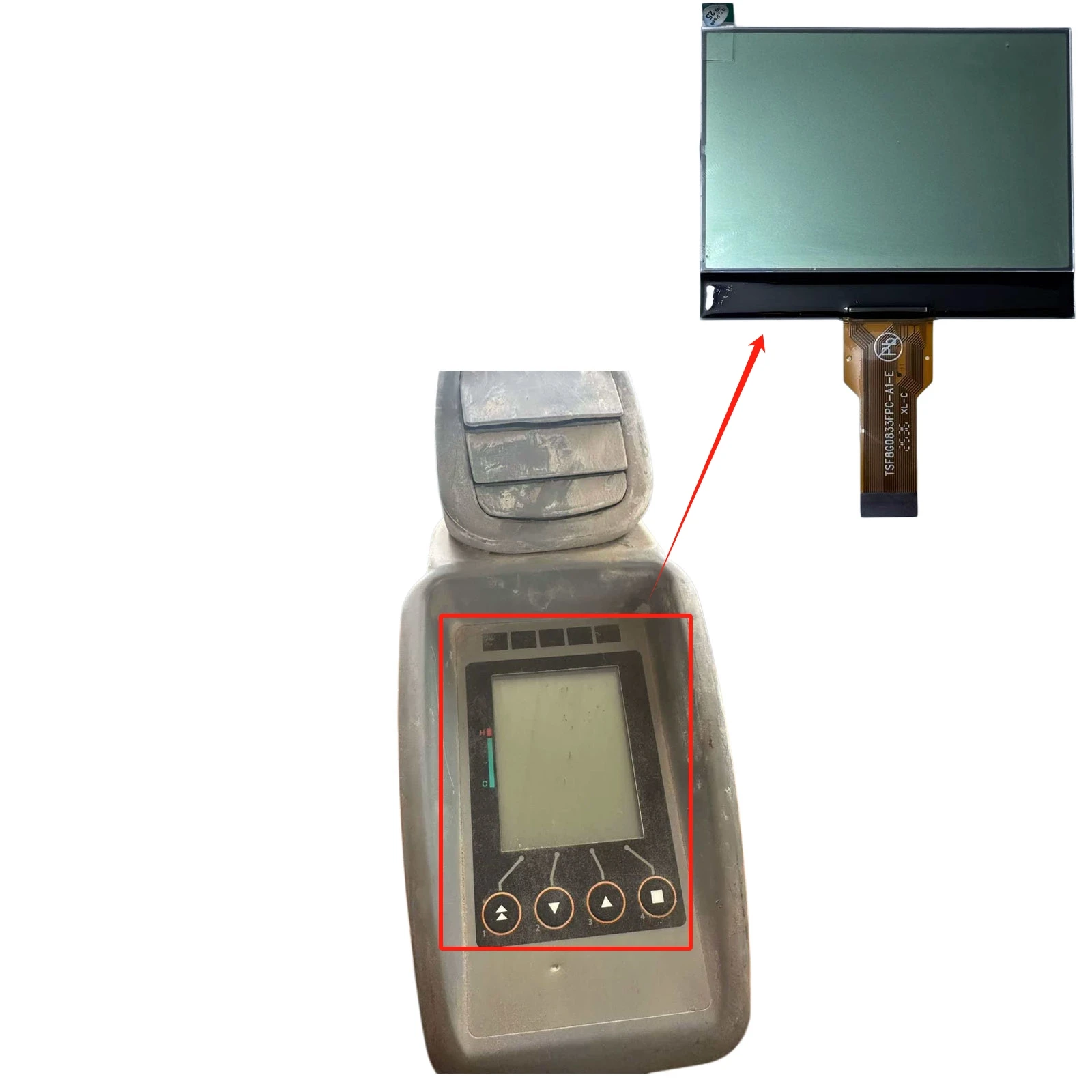 For Hitachi ZAXIS EX48 ZX30U ZX35U ZX40U ZX48U ZX50U ZAXIS-5A ZAXIS-33U ZAXIS-6 ZAXIS-52U ZX33U ZX65 ZX55U LCD Screen Repair