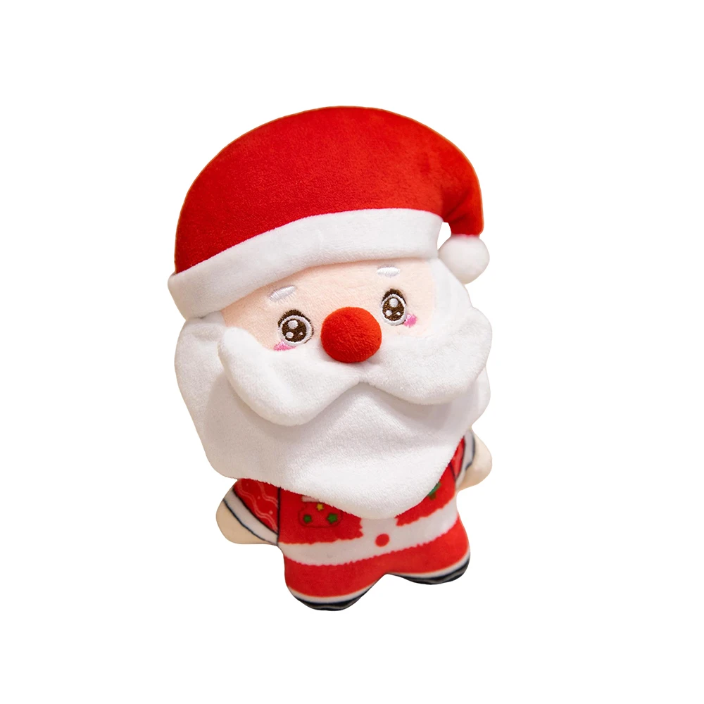 Kawaii Kerst Kerstman Kleine Knuffels Schattige Sneeuwpop Zachte Poppen Rendier Knuffeldier Plezier Peperkoek Man Plushie Geschenken