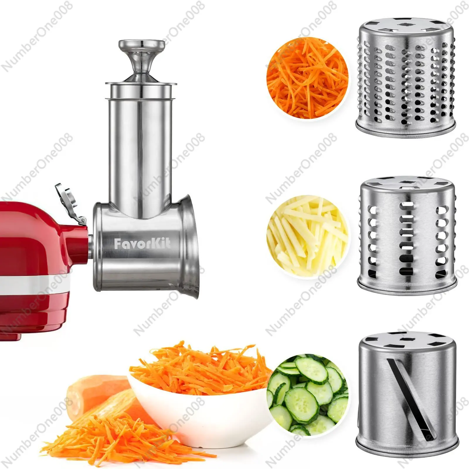 

Vegetable Salad Stainless Steel Slicer Grinder Accessories Kitchenware Blender