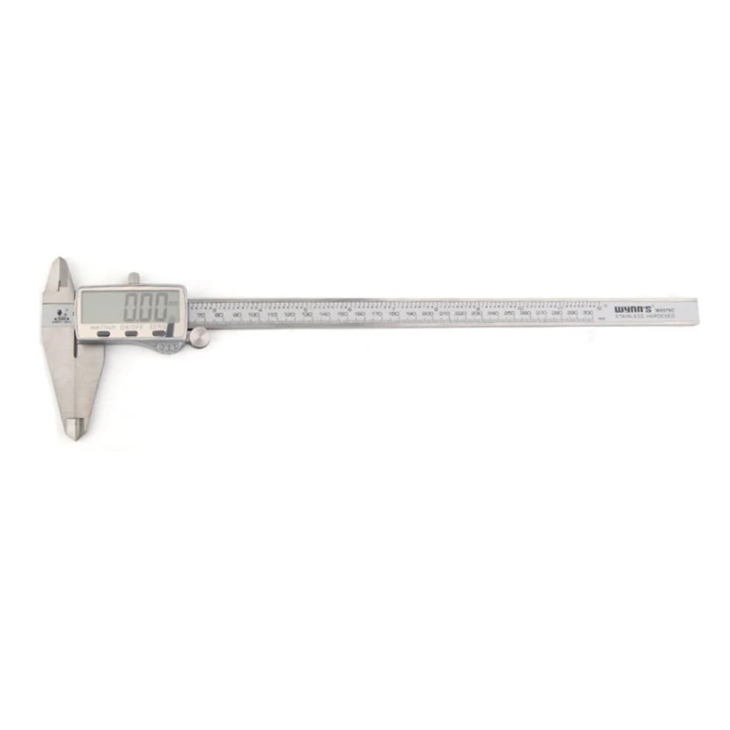 Electronic Digital Vernier Caliper,Stainless Steel Caliper 150/200/300mm Measuring Tools Digital Screen