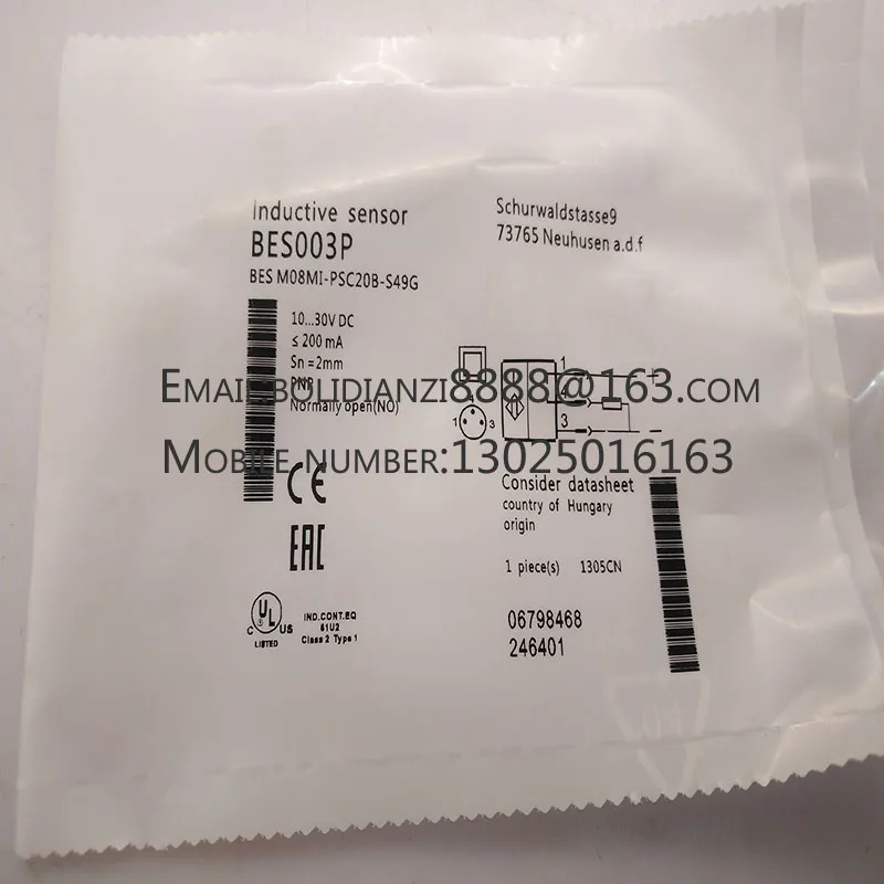 

The brand-new original sensor BES M08MI-PSC20B-S49G BES M08MI-PSC15B-S04G is guaranteed for one year in stock.