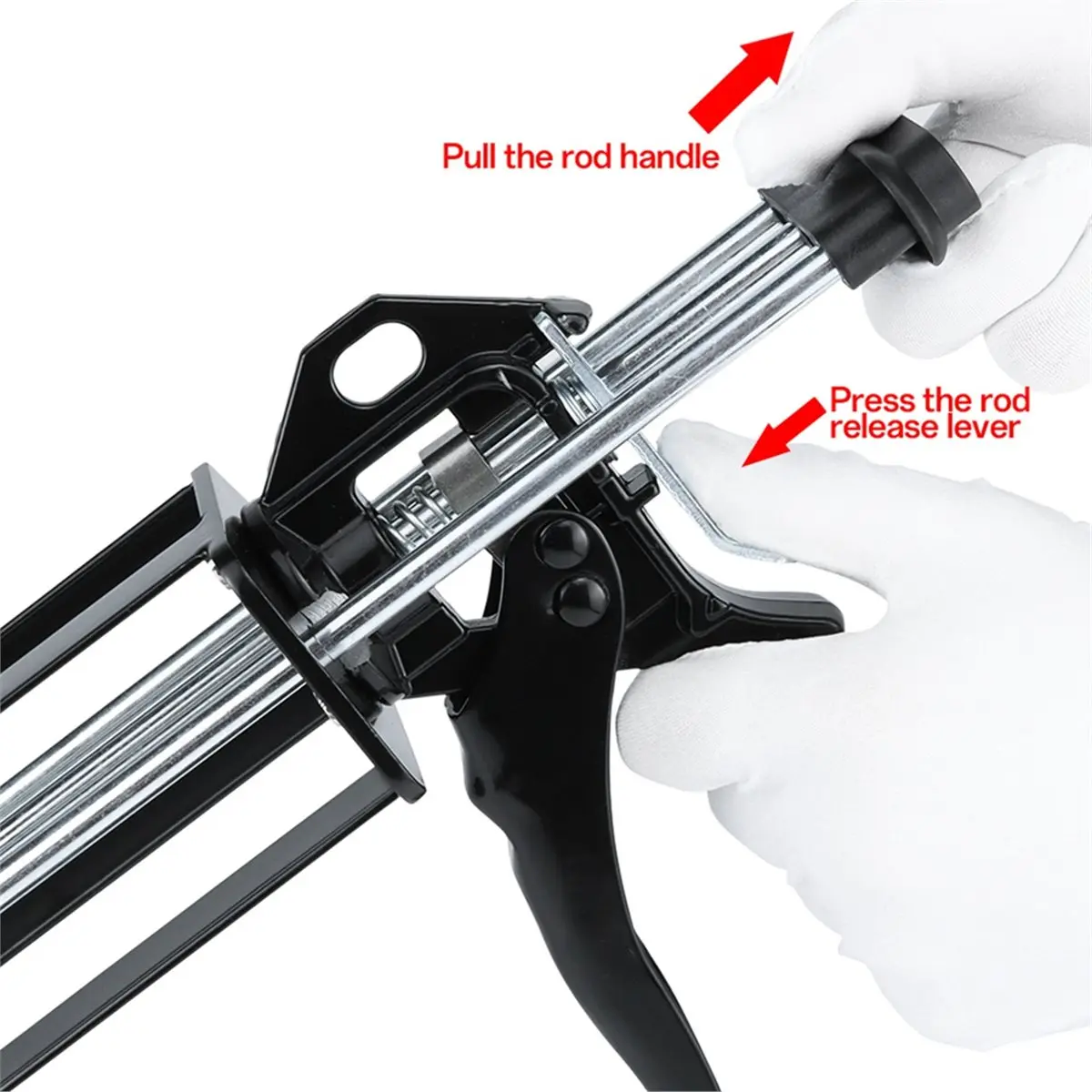 Epoxy Dual Applicator 250 Ml Manual 10:1 Mix Ratio for Plastic Repair Epoxy and Adhesives