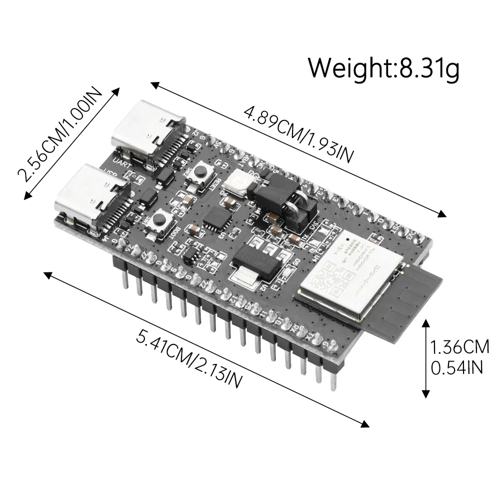 ESP32-H2-DevKitM WiFi+Bluetooth H2 Series Thread/Zigbee/BLE ESP32-H2 ESP32-H2-DevKitM-1-N4 ESP32-H2-MINI-1 For Arduino