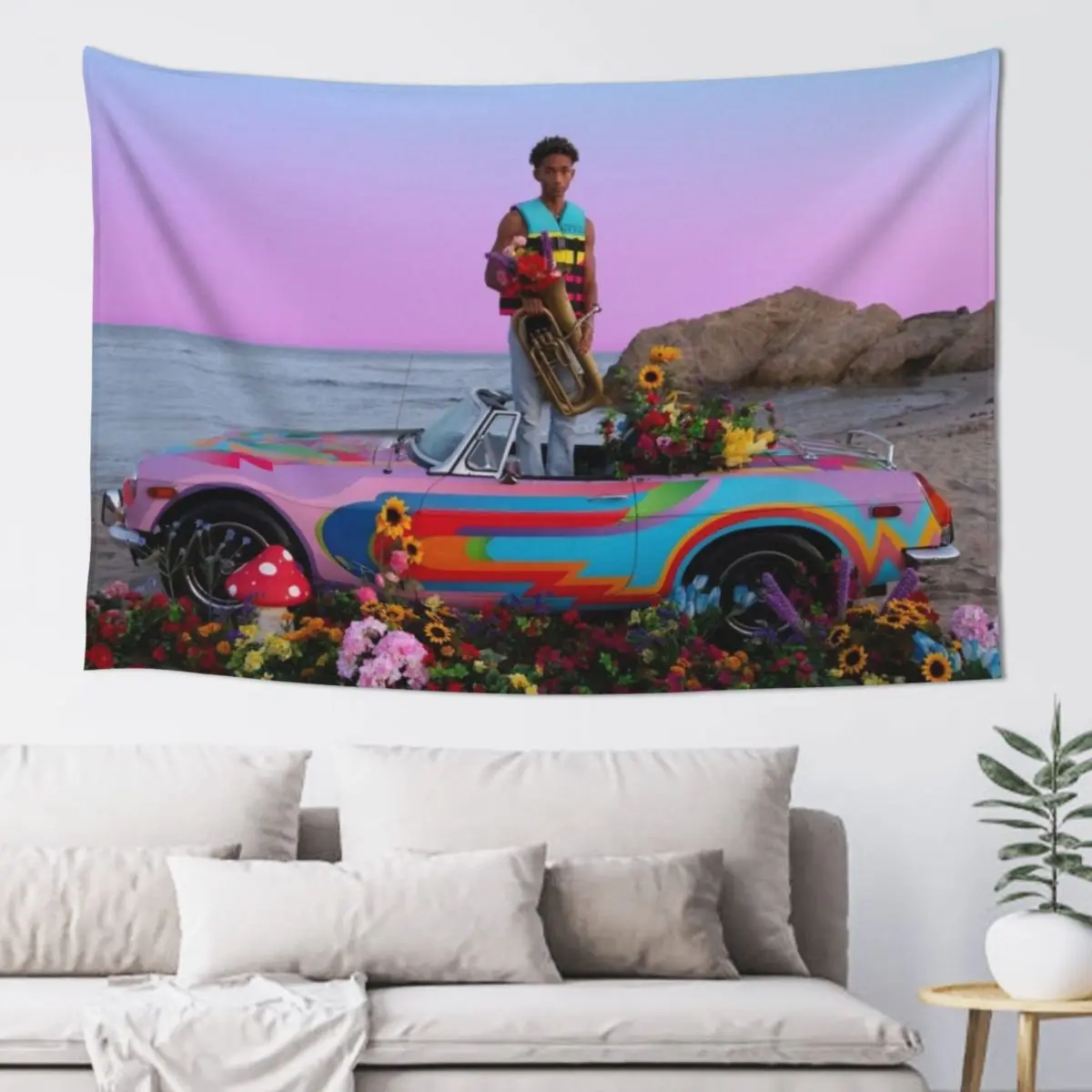 CTV3 Jaden Smith - Cool Tape Volume 3 Tapestry Bedroom Deco Luxury Living Room Decoration Tapestry