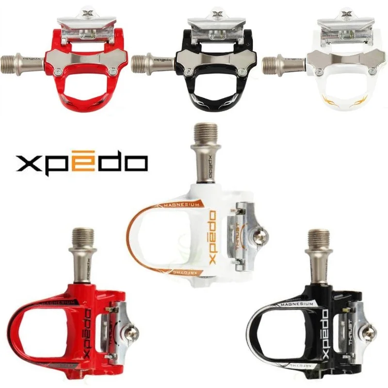 Wellgo XRF07MC magnesium alloy Road Bicycle clipless Pedals with 2 pairs look keo Compatible cleats self locking pedal 235g