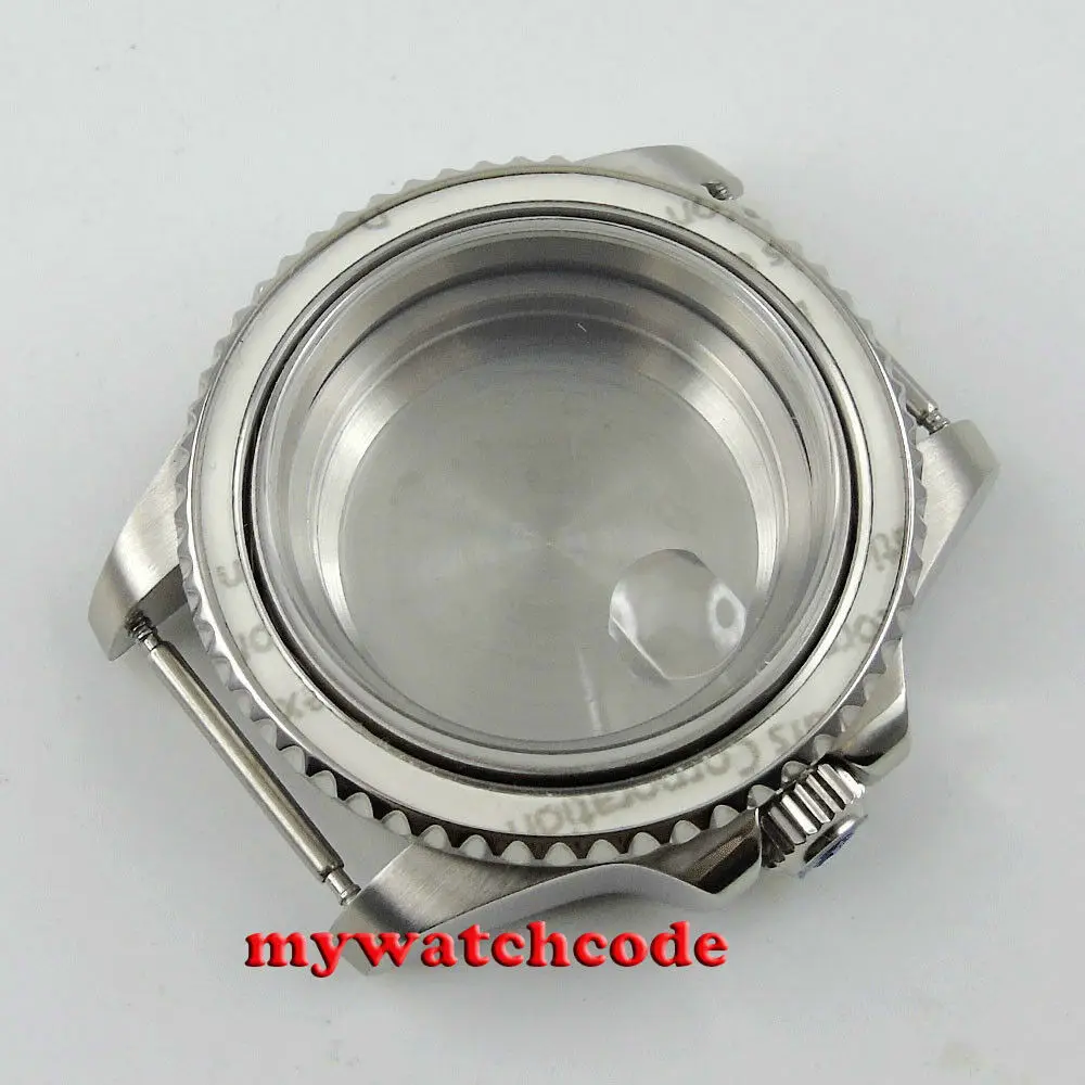 

40mm Sapphire Glass Magnifying Glass Watch Case Fit 2824 2836 MOVEMENT C100