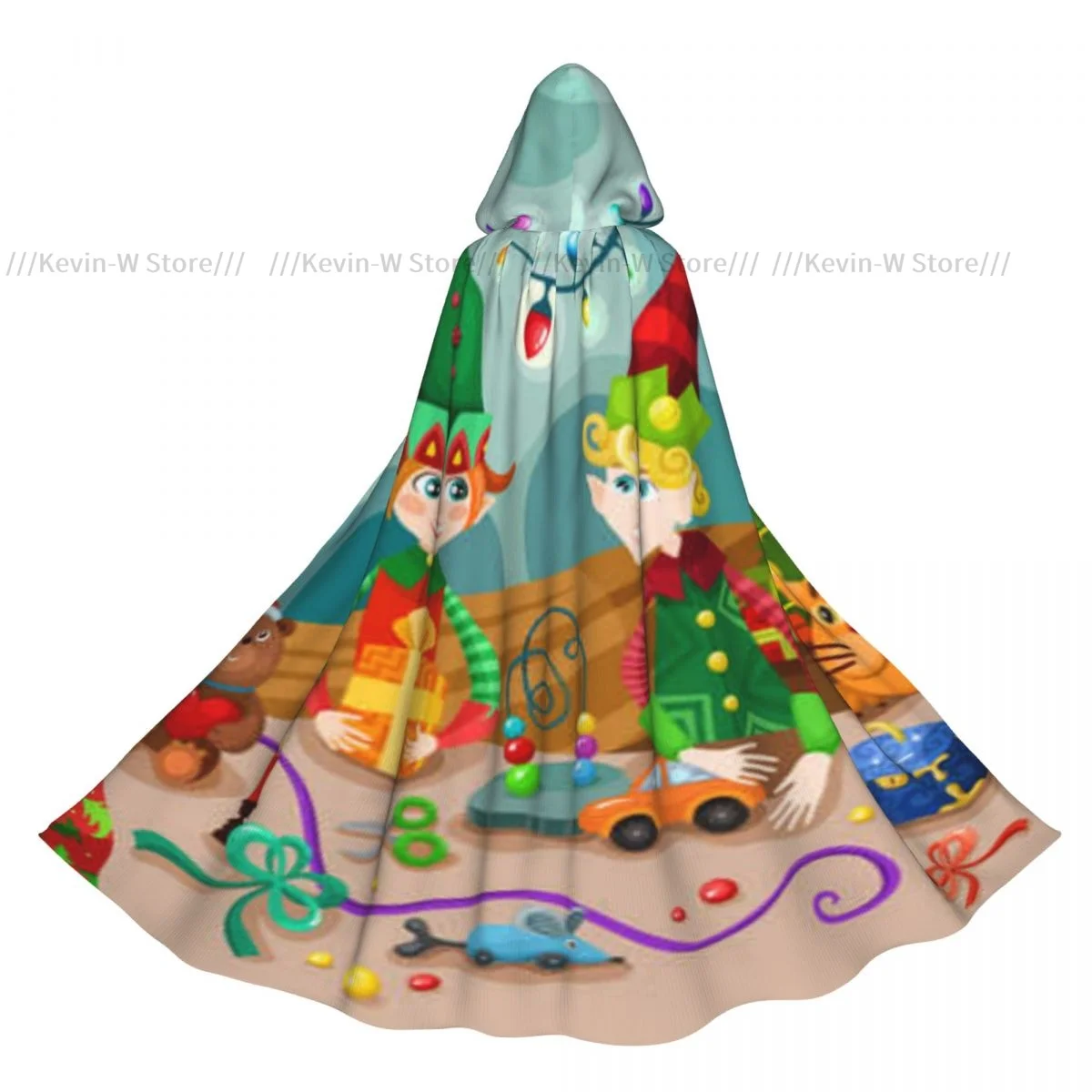 

Adult Cloak Cape Hooded Christmas Illustration Medieval Costume Witch Wicca Vampire Elf Purim Carnival Party