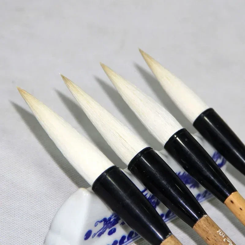 Soft Woolen Hair Calligraphy Brush Set Regular Script Hopper-shaped Brush Official Running Script Calligraphy Writing Brush Pen