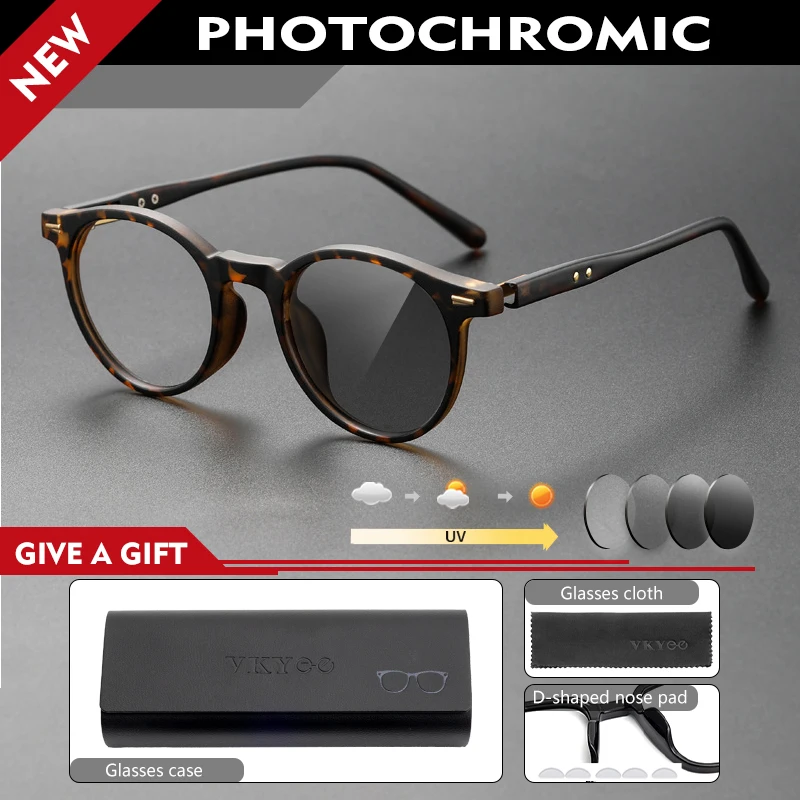 CAIDERONI Retro-Lesebrille mit kleinem Rahmen, einfaches, personalisiertes Design, Anti-Blaulicht-Lesebrille, kann mit einer individuellen Sehstärke angepasst werden WL-8909