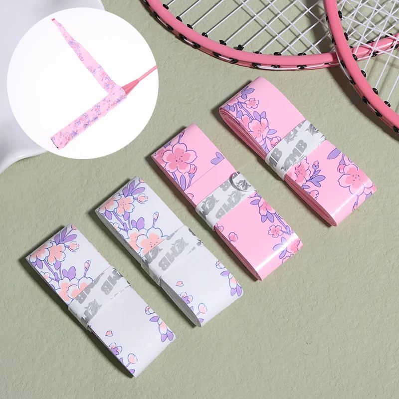 2Pcs Sakura Badminton Overgrip Anti-Slip Latex Cushioning Grip Tape For Tennis Badminton Squash Racket Antivibrador Grip