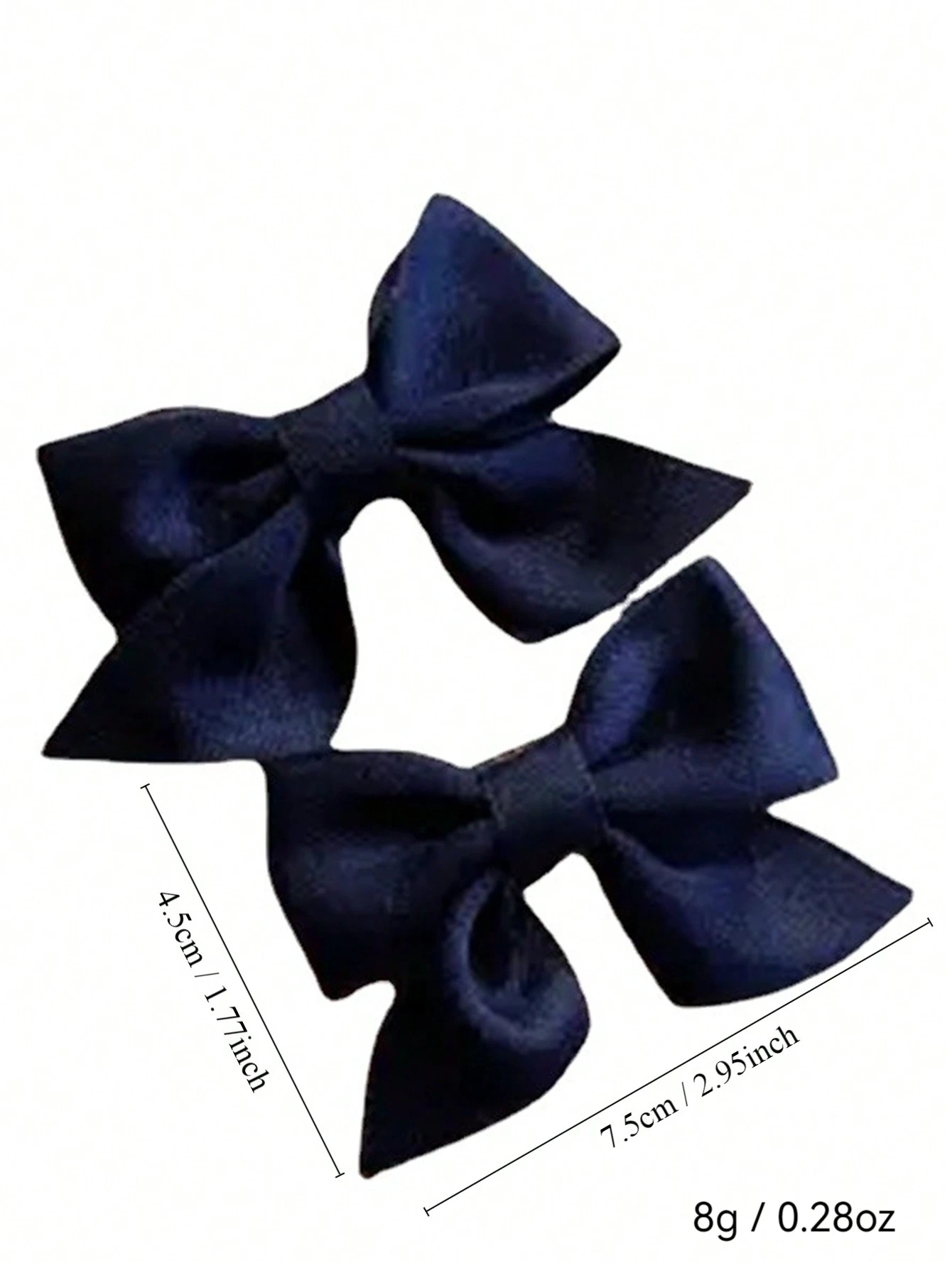 1pcs Fashion Grace Blue Bow Hairpins Barrettes For Women Girls Party Hair Accessories