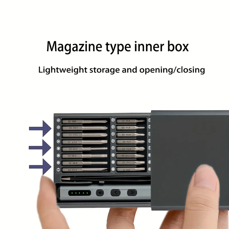 Conjunto de chave de fenda elétrica de precisão 68 em 1, torque de 5 velocidades com bits magnéticos, ferramenta de reparo doméstico para iphone, relógios, câmeras, laptops
