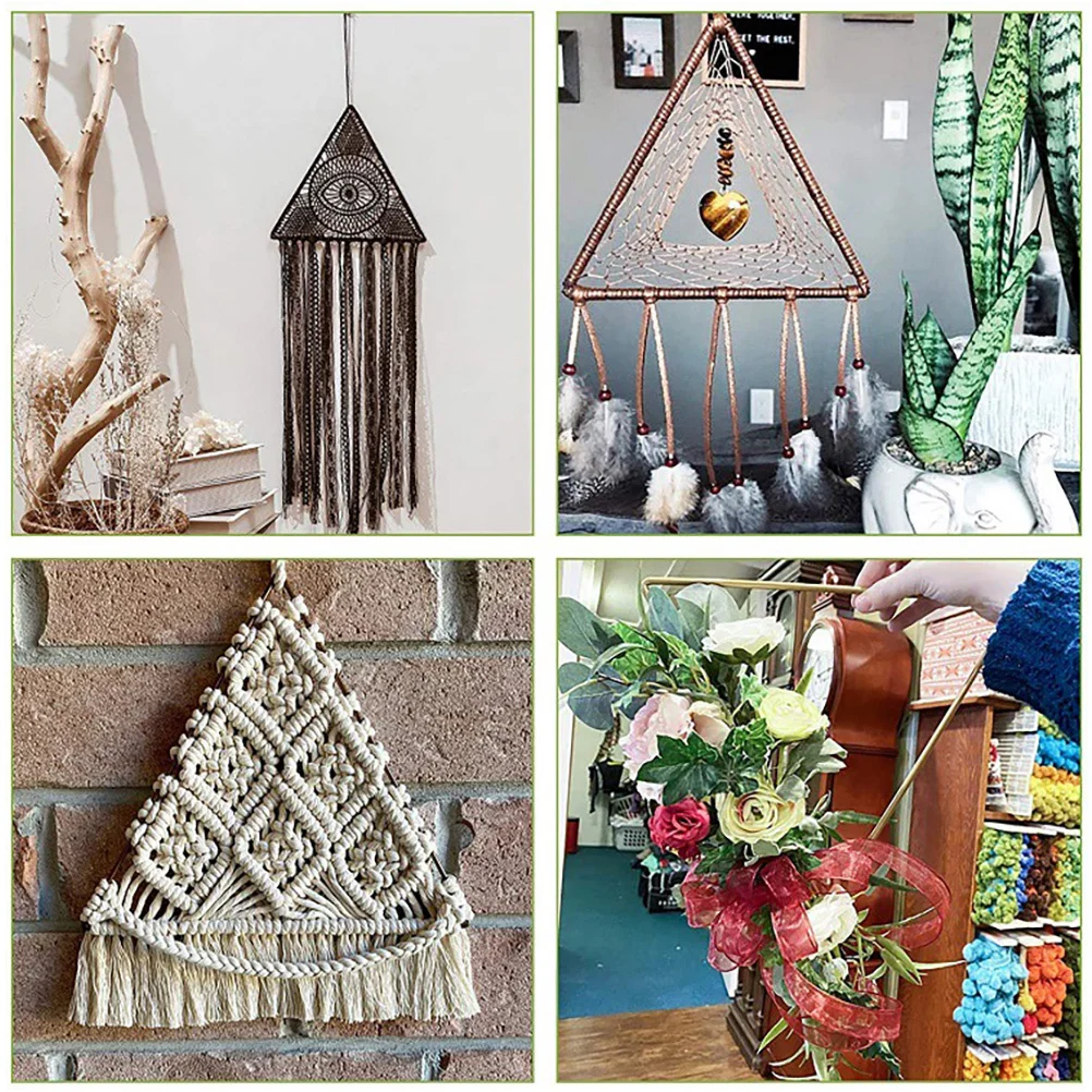 

16pcs Dream Catcher Frames Diy Metal Macrame Hoops Rings For Wreath Making Wall Hanging Decor Iron Craft Hoops Wear