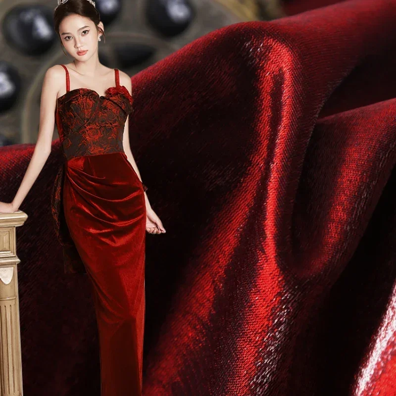 

Утолщенная яркая шелковая атласная ткань, прочная, устойчивая к морщинам для платьев, одежды, вискоза, нейлоновый материал, ткань для шитья, метры, сделай сам