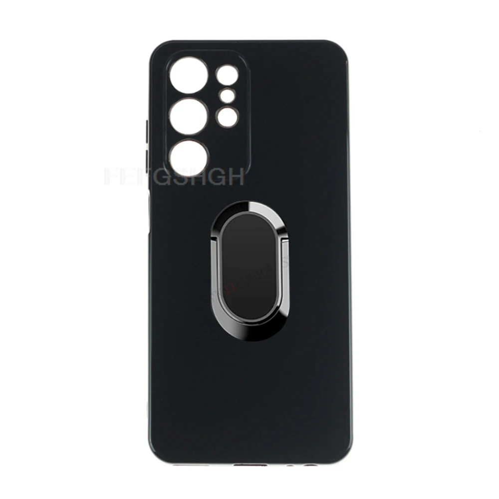 FOR OukitelC61Pro 6.88" OukitelC61 C61Pro Oukitel C61 Pro Back Ring Holder Bracket Phone Case Smartphone TPU Soft Silicone Cover