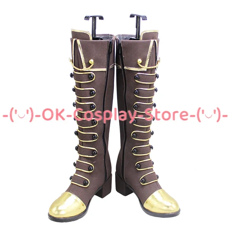 [Personalizzato] Yukina Minato Scarpe Cosplay BanG Dream Anime Gioco di ruolo Prop Halloween Carnevale Festa Stivali in pelle PU