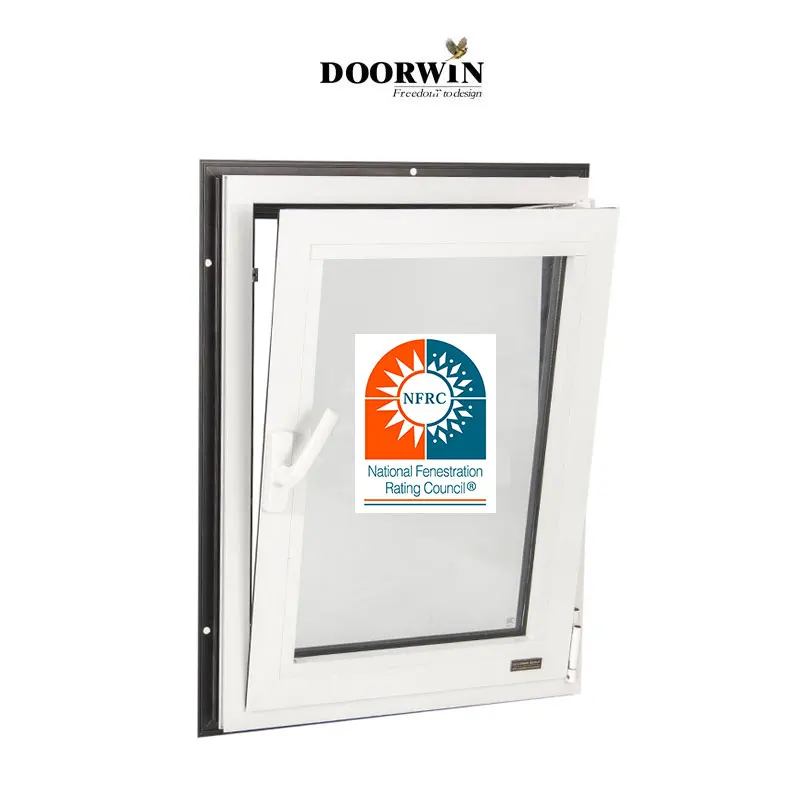 Doorwin-ventanas de baño de aluminio, certificado NFRC, lo mejor, tus vecinos han seleccionado