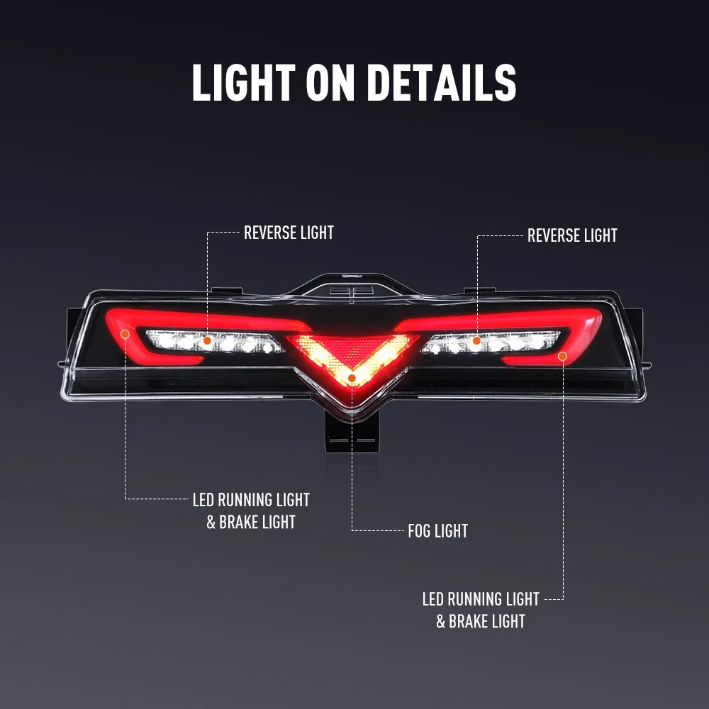 زوج من أضواء خلفية LED لتويوتا 86 12-UP (مصد LED) عكس الفرامل إشارة دوران السيارة الخلفية الذيل ضوء الجمعية التوصيل والتشغيل