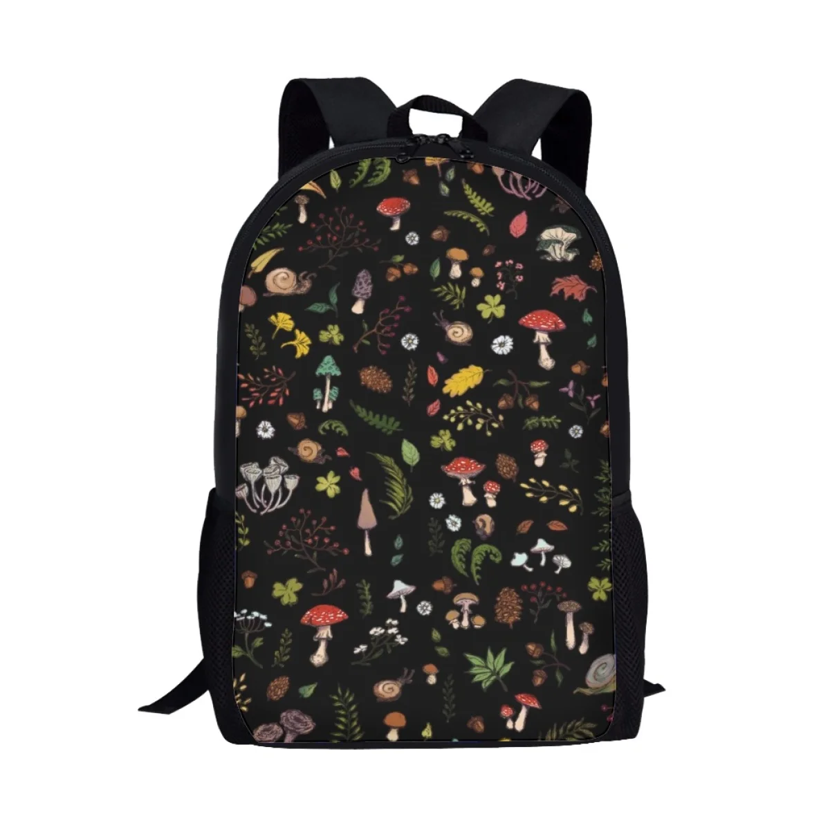 Women Backpack Mushroom 3D Printing Teenager Girls Back Pack Laptop Rucksack Casual Book Bags College Student Knapsack Satchel