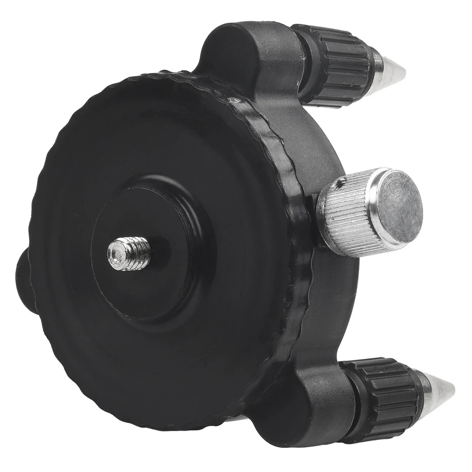 Imagem -02 - Adaptador Baixo Nivelado do Medidor com Tripé 14 Nível de Relação Suporte Fino do Ajuste Rotação de 360 Graus 1pc