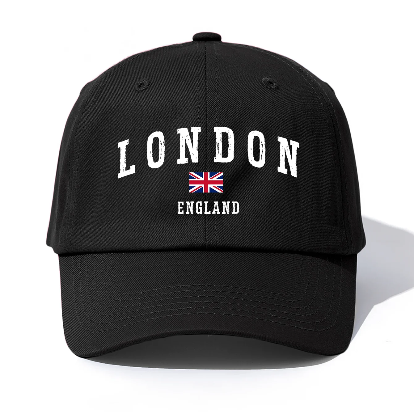 1pc LONDON Print  Baseball Cap for Adults,  Minimalist Retro Style Casual Soft Adjustable Dad Hat, Perfect As Gift