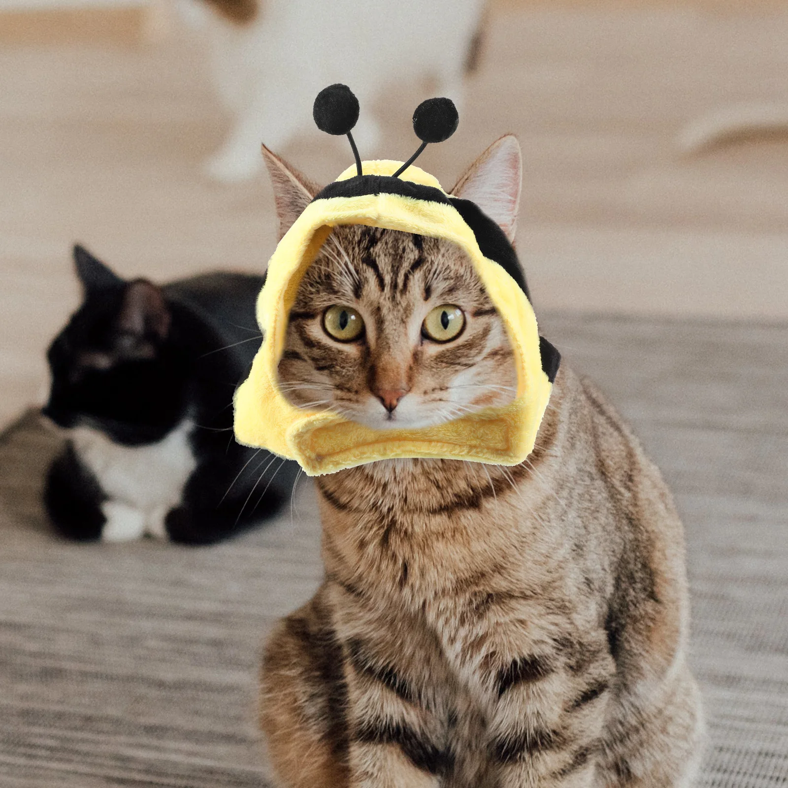 

Cute Cat Headband Pet Headwear Fashionable Cosplay Hat Easy Wear Remove Holiday Birthday Photo Shoot Accessory L