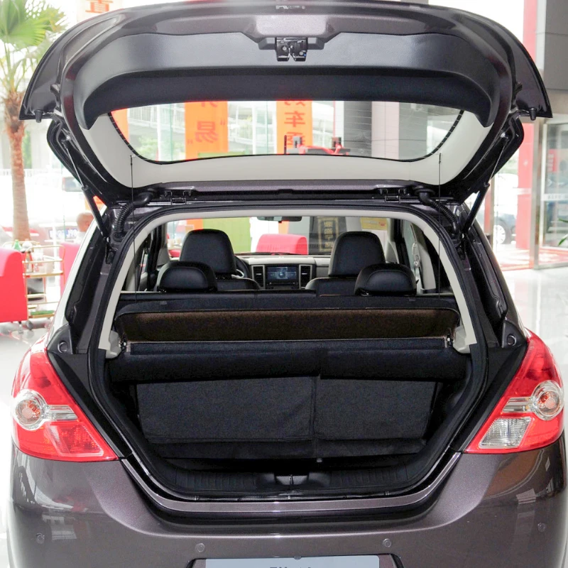 

Для Nissan Tiida 2005-2010, не выдвижная крышка багажника, багажник для посылок, антиподглядывающая автомобильные аксессуары для интерьера