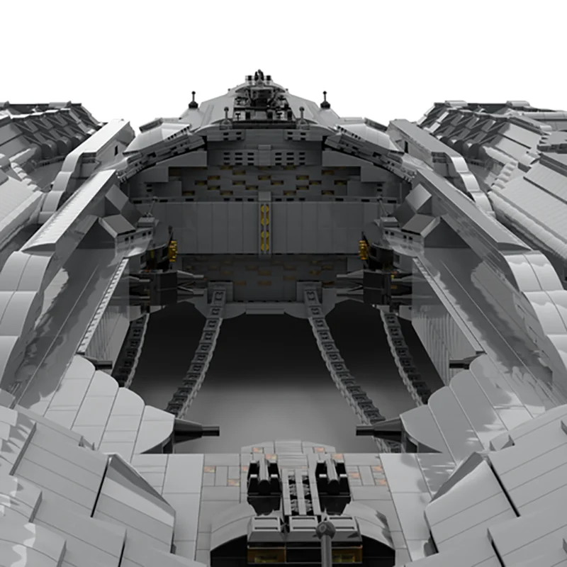 Bloc de construction MOC Wraith, modèle de bateau de ruche, briques de vaisseau spatial, bricolage, Collection à assembler, espace, affichage créatif, jouet cadeaux, 22372 pièces