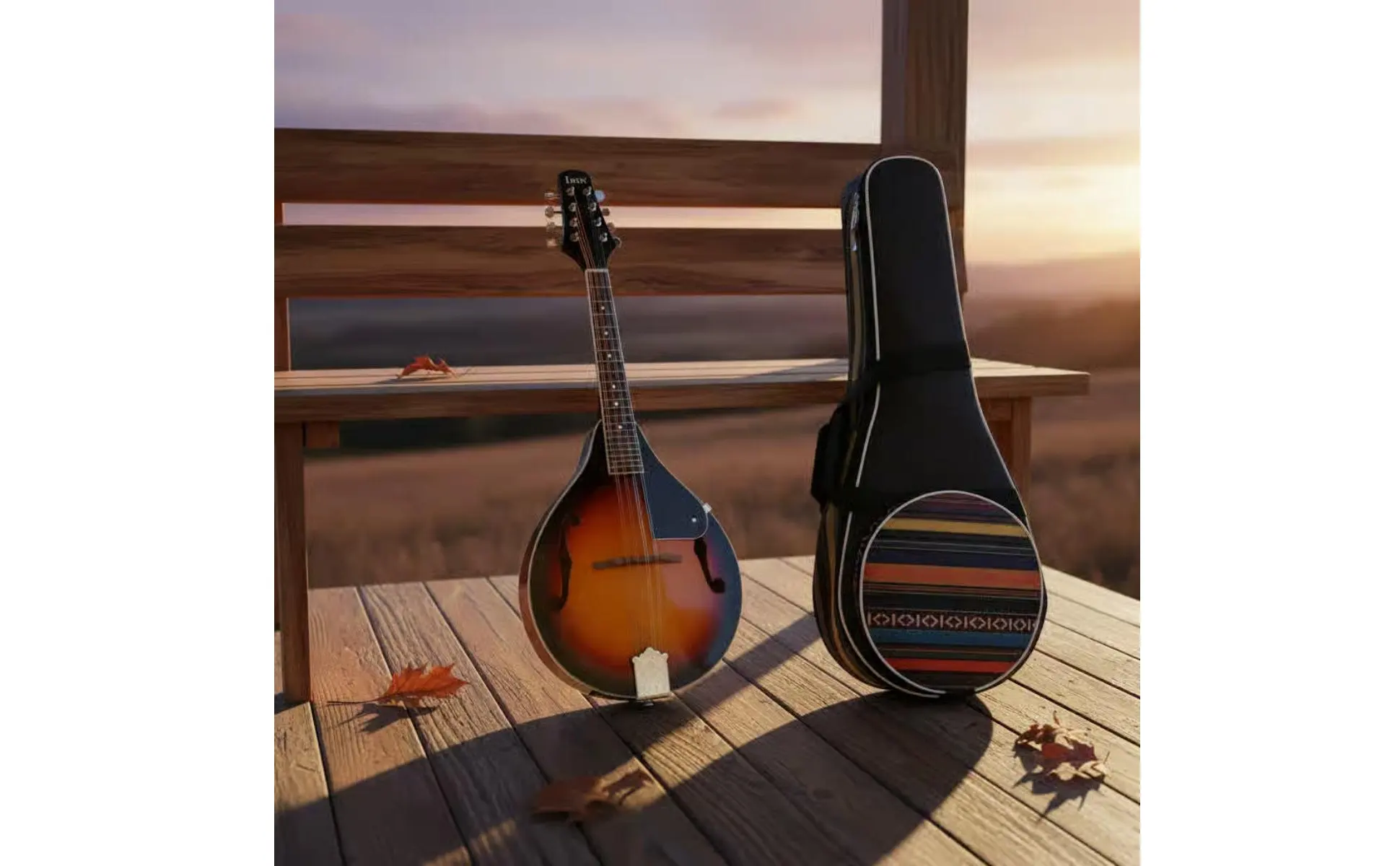 8-String Mandolin Hand-Friendly Shape Plucked Instrument
