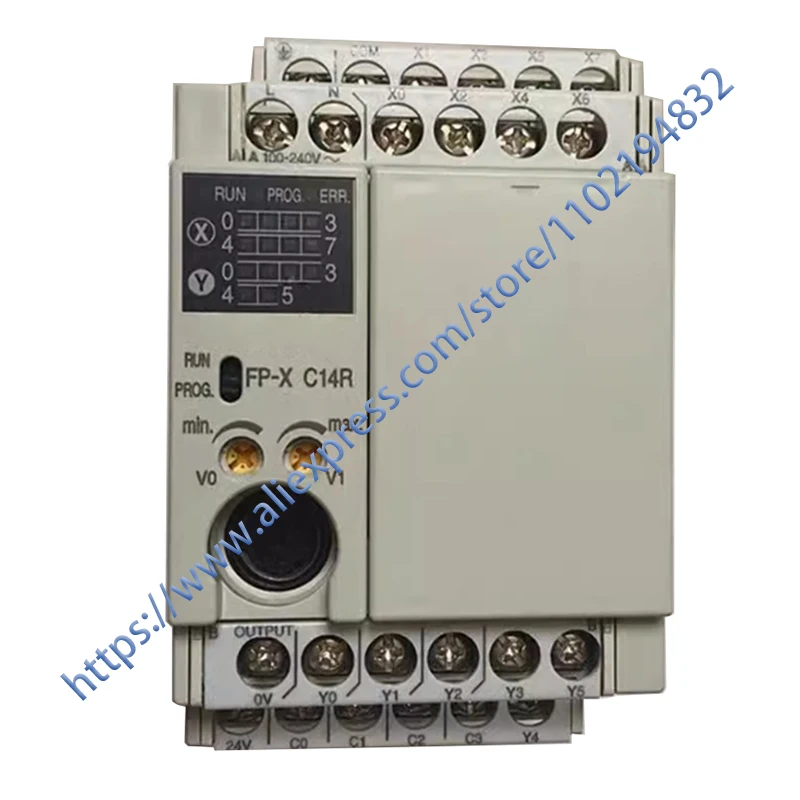 

New Original AFPX-C14R AC100-240V 8 DC Input Points 6 Relay Output Points FP-X