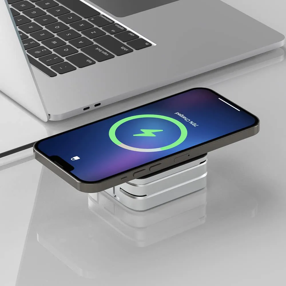 Foldable Magnetic Wireless Charger Stand For iPhone 15 14 13 Samsung 3 in 1 Fast Charging Dock Station For Apple Watch 8 Airpods