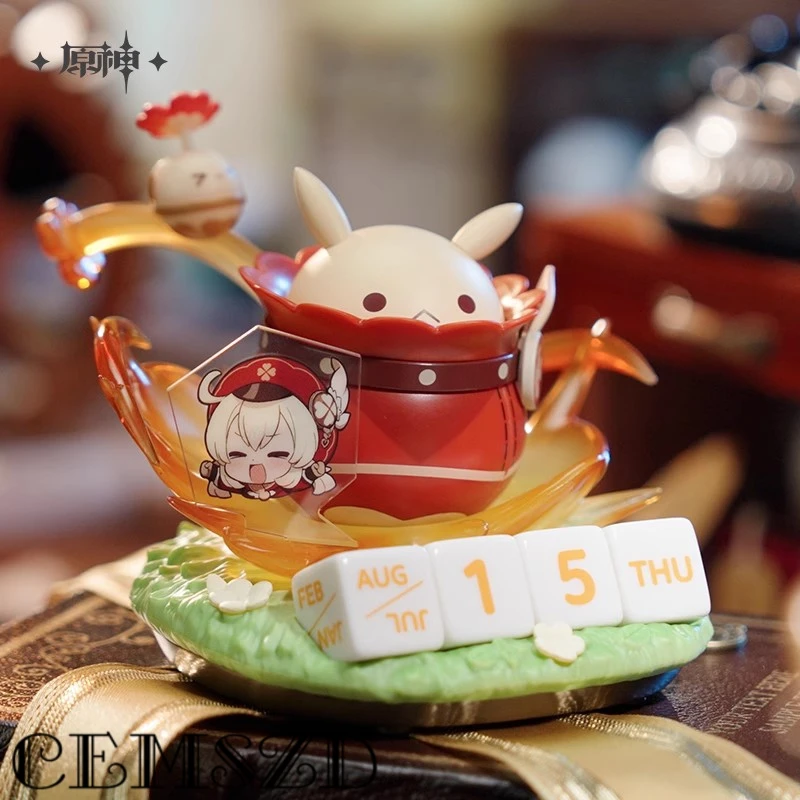 게임 Genshin Impact 공식 정품 제품 Teyvat Park 세트 사운드 생성 장식 할로윈 크리스마스 선물 2차원