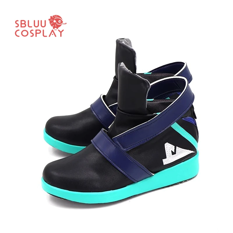 SBluuCosplay Game Jett Cosplay Schoenen Mannen Vrouwen Halloween Party Thema Evenementen Op maat gemaakte laarzen