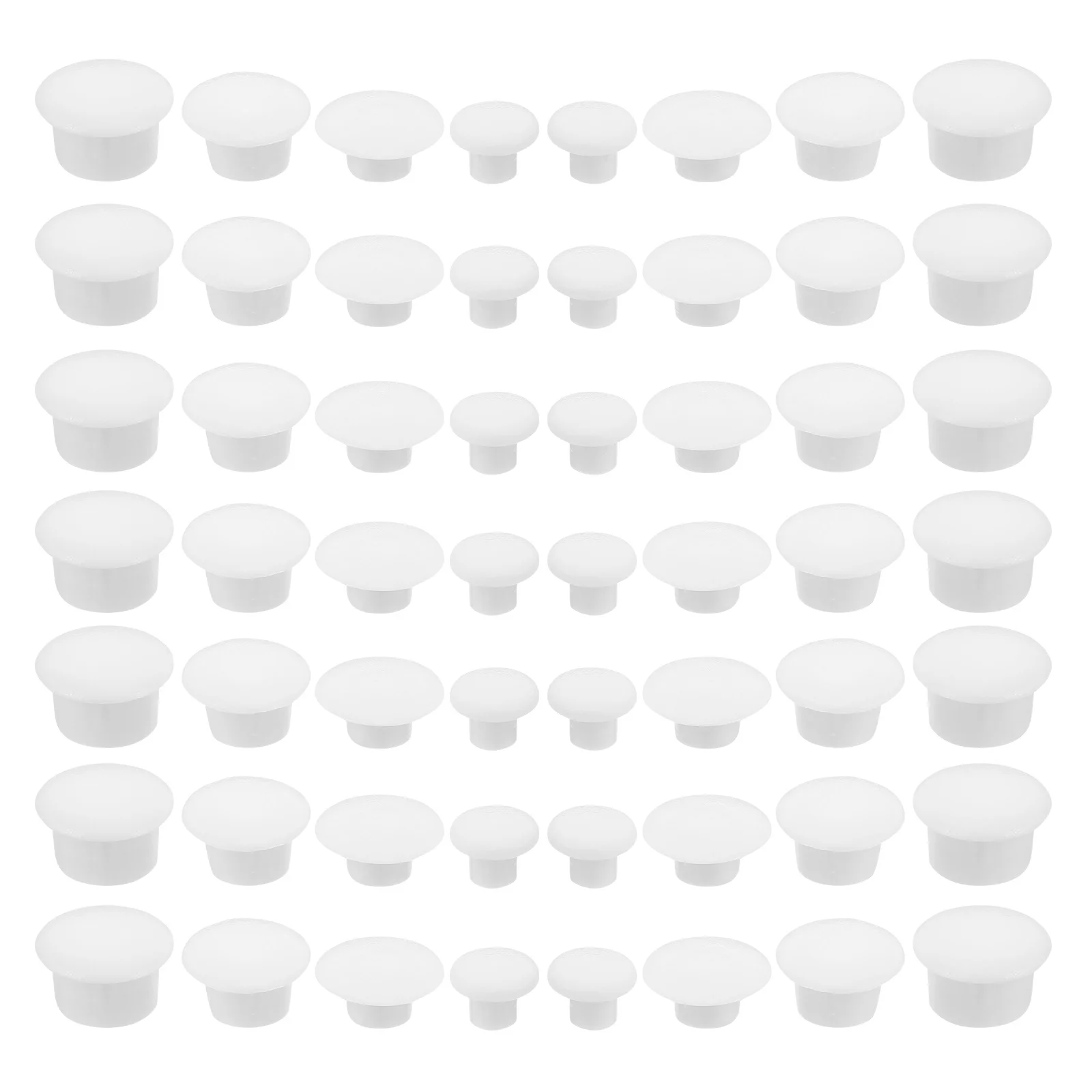 

200pcs Furniture Hole Plugs 5/6/8/10Mm Round Plastic Caps For Holes Diy Panel Plug End Cap Cabinet Shelves Drilling Holes