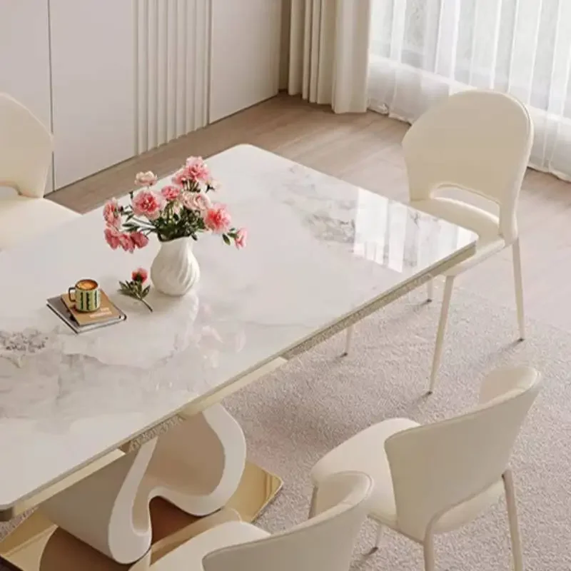 Designer Style Dining Tables Chairs Legs Items Expandable Modern Dining Tables Luxury Nordic Mesas Comedor Furniture For Home