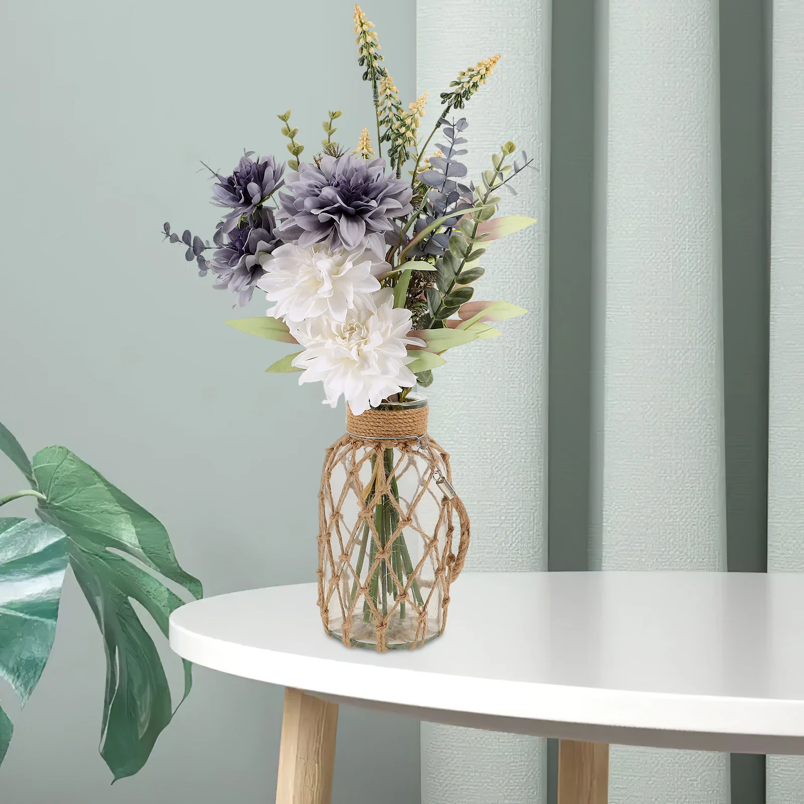 

Glass Transparent Vase Modern Minimalist Style for Hydroponic Plants Flowers Dried Floral Display Clear Decorative Vase