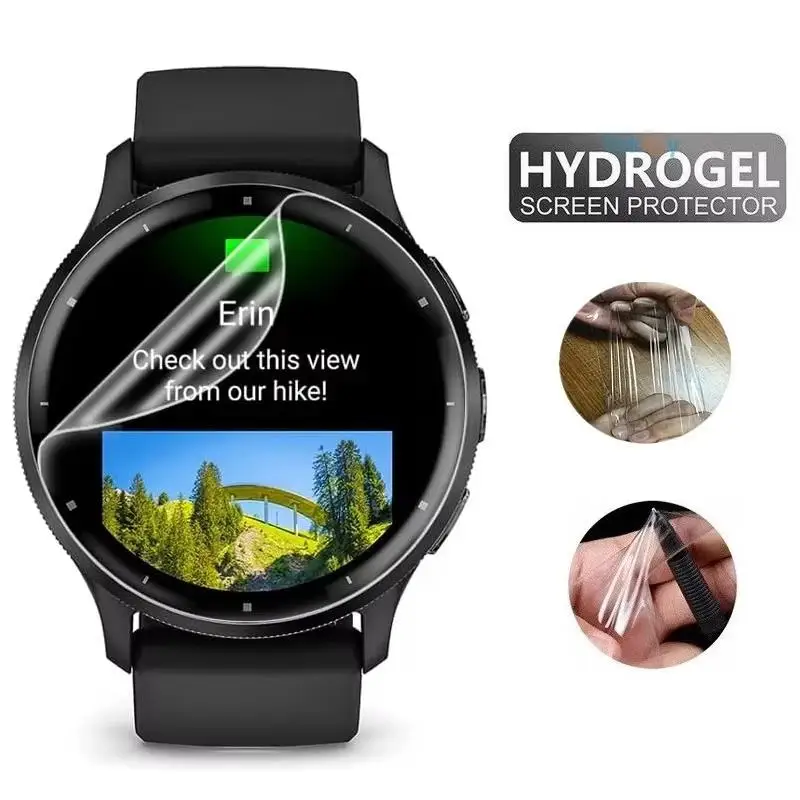 3Pcs Hydrogel Film For Garmin Forerunner 165 235 255 55 945 255s 955 935 Forerunner 745 Anti-scratch Screen Protector